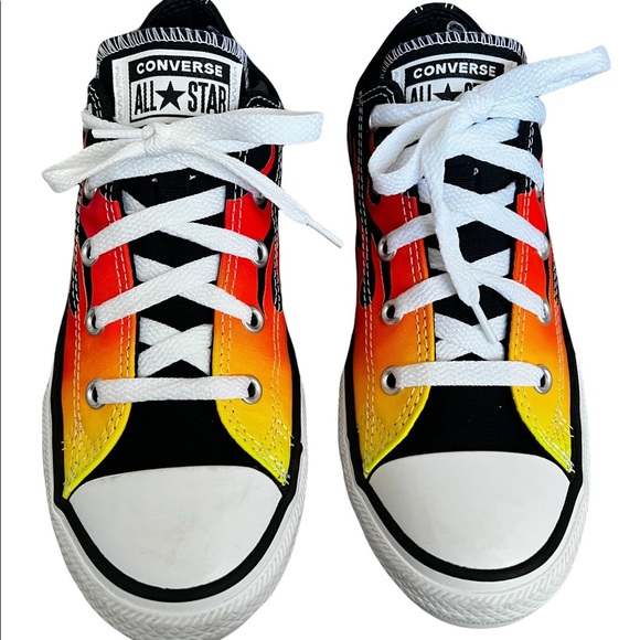 Converse Chuck Taylor All Star Flame Low Shoes Unisex GS Size 3 Women's Size 4.5 - Picture 2 of 9